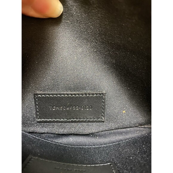 Saint Laurent Monogram Quilted Leather Bill Pouch Wallet Dune - Picture 9 of 10